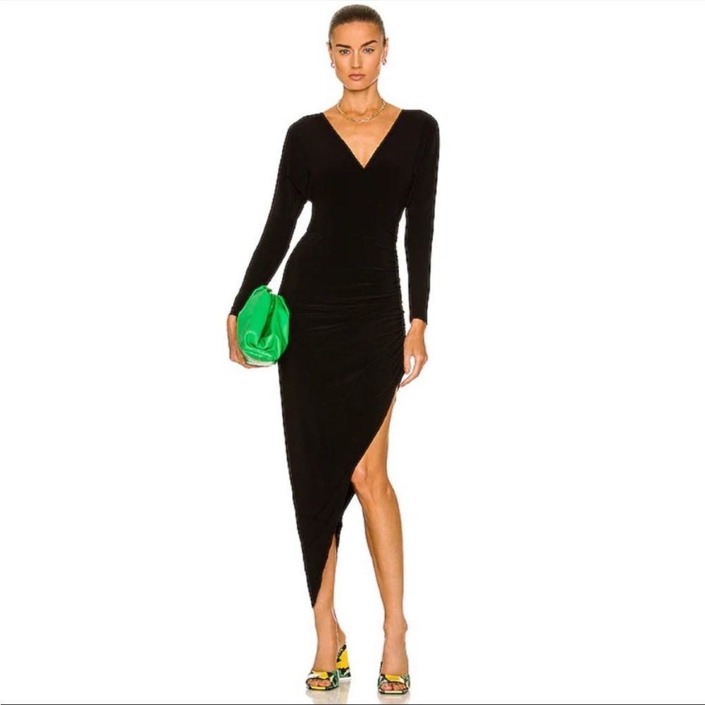 Norma Kamali Black Maxi Dress